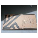 FACTORY SEALED - ODK 58 Inch Gaming Desk with USB Charging Ports and LED Lights, Reversible L Shaped Computer Desk with Storage Shelves & Monitor Stand, Corner Home Office Desk Table with Power Outlet