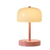 APPEARS NEW - ZR98US Portable Touch Cordless LED Desk Lamp, Rechargeable Battery Powered, 3-Way Dimmable, Bedroom, Bedside, Suitable for Living Room, Dormitory, Office,(wood)