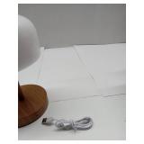 APPEARS NEW - ZR98US Portable Touch Cordless LED Desk Lamp, Rechargeable Battery Powered, 3-Way Dimmable, Bedroom, Bedside, Suitable for Living Room, Dormitory, Office,(wood)