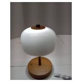 APPEARS NEW - ZR98US Portable Touch Cordless LED Desk Lamp, Rechargeable Battery Powered, 3-Way Dimmable, Bedroom, Bedside, Suitable for Living Room, Dormitory, Office,(wood)