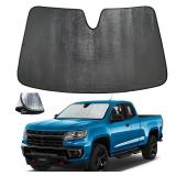 APPEARS NEW - ZOIBV Windshield Sun Shade for Chevrolet Chevy Colorado 2015-2022 - 5-Layer Bubble Foldable Front Window Shade Sun Visor Accessories - Blocks Heat & UV Raysââ