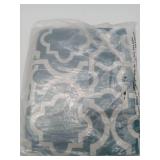 APPEARS NEW - Sun Zero Barnett Trellis Blackout Grommet Curtain Panel, 40 x 63", Teal