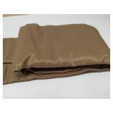 APPEARS NEW - Elrene All Seasons Blackout Window Curtain Panel, Room-Darkening Rod-Pocket and Back Tab Curtain, 52x95", Antique Gold, 1 Panel