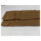 APPEARS NEW - Elrene All Seasons Blackout Window Curtain Panel, Room-Darkening Rod-Pocket and Back Tab Curtain, 52x95", Antique Gold, 1 Panel