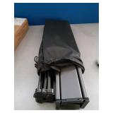 EHHLY Portable Folding Camping Table, Small Compact Aluminum Beach Picnic Table, Lightweight Collapsible Outdoor Camp Tables That Folds & Rolls Up, Beach Gear Essentials Camp Accessories, Grey