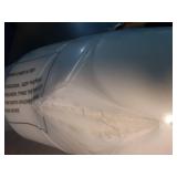 RIPPED, SEE PHOTOS Magpie Fabrics Patio Bench/Swing Cushion Slip Cover 48 x 18 x 3 Inch, Water Resistant UV Protection Outdoor Furniture Loveseat Replacement Cushion Cover with Zipper (Recycled Cream 