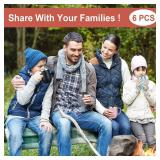 Suclain 6 Pcs 12oz Insulated Coffee Mug with Handle Bulk Stainless Steel Double Wall Vacuum Travel Mug Tumbler Cup with Sliding Lid(Multicolor)