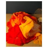 ORANGE, NOT BLUE SEE PHOTOS Table Skirt Tutu Tablecloth for Under the Sea Party Frozen Decorations Gender Reveal Birthday Elephant Baby Shower 14ft