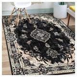 MUJOO Black Rug 3