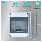 GXELZK 50A Spa Panel Equipped with GFCI 50A Circuit Breaker Box,120/240V, 12000W Capacity Offering Comprehensive Protection for Your Hot Tubs, Spas, Pools, and Home IP65 Waterproof