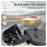 FARBIN Car Horn Compatible with Toyota/Lexus/Subaru 12V Waterproof Auto Horns Loud with 1 to 2 horn plug for toyota (Toyota horn with 1 to 2 Converter Wiring)