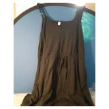 HELYO Casual Dress for Women Petite Cotton Sleeveless Summer Beach Maternity Dresses Spaghetti Strap A Line Sundresses with Pockets 826 (M, Black)