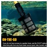 Brushless Cordless Pressure Washer,970-PSI Electric Pressure Washer with 6-in-1 Nozzle,3 Adjustable Levels Pressure Washer,21V Li-ion 4.0Ah Battery,Power Washer Cleans Cars/Fences/Patios