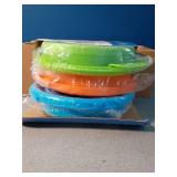 Foldable Beach Sand Toy Bucket for Kids Adults, Jumbo Collapsible Sandbox Bucket, Foldable Pail with Mesh Bag, Multi Use for Garden Beach, Camping, Easter Basket Gift, Fishing, Travelling 3PCS