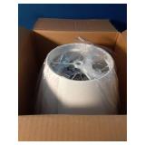 Small Lamp Shades Set of 2, 5.5\" Top x 10\" Bottom x 6.6\" High, Small White Lamp Shades for Table Lamps, Fabric Lampshade Replacement for Bedside Lamp, Wall Sconces, Spider, Clip on Adapters Include