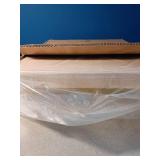 RUNYAO BAALTTO Kingflux Faux Ivory Shagreen Leather Set of 3 Pcs Decorative Boxes, Storage Boxes Jewelry Organizer, Men