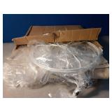 Tall Drum Lamp Shades Set of 2, 10\"Top x10\" Bottom x 13\"High, Beige Lampshade for Table Lamp Floor Lamp, Replacement Lampshades Natural Linen Handcrafted, Spider, Harp Holders Included, Easy Assemb