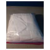 MYSTIC-HOME Sheer Curtains White 95 Inches Long, Window Treatments Rod Pocket Drapes for Living Room, Bedroom, Semi Crinkle Voile Curtain Panels for Yard, Patio, Villa, Parlor, Set of 2, 52\"Wx95\"L