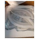 BDXKY Modern Ceiling Light Fixture Led Chandelier Flush Mount Dimmable with Remote 25.59in Ceiling Lamp 5-Leaf Ceiling Lights Fixture for Living Room Bedroom Kitchen Dining Room Office