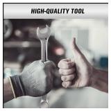 SWANLAKE 32-Piece Combination Wrench Set, SAE and Metric, 1/4\"-1\" & 7mm-22mm, 12 Point, Chrome Vanadium Steel