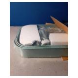 3 Tier Rolling Storage Cart, Metal Trolley Utility Cart with Wheels, Multifunctional Three Tiered Utility Organizer Cart on Wheels for Kitchen, Office, Bathroom, Crafts, Arts, Snack