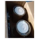 Kalium Wall Sconces Set of Two, Modern Vanity Lights with Double Clear Glass Shade Matte Black Indoor Farmhouse Wall Lights for Bathroom Living Room Bedroom Hallway Bulb E26 Base (Bulbs Not Included)