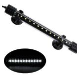 AQUANEAT Aquarium LED Submersible Light 7.5 Inch Underwater Fish Tank Light (White)