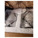 Osimir Glass Pendant Lights Kitchen Island 2 Pack, Black Mini Pendant Light with Clear Glass, Farmhouse Industrial Cage Hanging Lighting for Kitchen Sink Dining Room Bathroom, CH9176-1-2PK