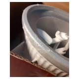 PRE OWNED Ice Cream Maker Attachment for KitchenAid Stand Mixer, Ice Cream Bowl Compatible with 4.5Qt and Larger Stand Mixers, Ice Cream & Sorbet Gelato Maker Attachment, 2 Quart, White