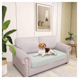 ONE PIECE hyha Individual Couch Cushion Covers, Stretch Magic Sofa Seat Cushion Covers Washable, Dog Couch Sofa Slipcover for Pets, Kid with Elastic Bottom(Medium, Light Grey)