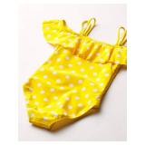 Kanu Surf Dots Off Shoulder 1 PC Size 6 Childrens