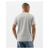 GAP Mens Everyday Soft Crewneck T-Shirt Tee Heather Grey M