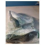 Motasha Toddler Girls Cowgirl Boots Silver Cowboy Boot for Big Kids Western Ankle Boys Cowgirl Boot Size 1 Horse Riding Shoes Birthday Party Wedding (M7111 Sequin Silver 1)