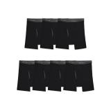 Fruit of the Loom Mens Coolzone Briefs, Moisture Wicking & Breathable, Assorted Color Multipacks Boxer, 7 Pack - Black, Medium US