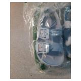 INMINPIN Toddler Boys Girls Buckle Sandals Comfort Open Toe Sandal with Adjustable Back Strap, Haze Blue, 6 Toddler