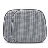 Shinnwa Kitchen Seat Cushions Set of 2, Non Slip Dining Chair Cushions, U-Shaped Indoor Chair Pads, 2 Pack, 15 x 16 Inches, Grey
