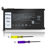 42Wh WDX0R Replacement Laptop Battery for Dell Inspiron 13 15 5000 7000 Series 5570 7579 5567 5379 5579 7573 7378 5378 3780 3790 5565 5765 5770 7368, Latitude 3189 3390 & more WDXOR P69G 3CRH3