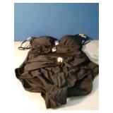 B2prity One Piece Swimsuit for Women Cutout Monokini Color Block Bathing Suit Ruched Sexy Swimwear Large