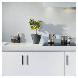 Ravinte 1 Pack Black Cabinet Pulls 5 Inch Square Cabinet Handles Matte Black Kitchen Hardware for Cabinet Drawer Pulls Come with Screwdriver