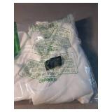 WHITE NOT BLACK Purple and Pink Ombre Hearts T-Shirt Large