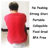 SUPANT 5 Litres(4PCS) Collapsible Water Jug Container, Freezable, 5.3 Gal BPA Free Plastic Water Carrier Tank, Outdoor Folding Water Bag for Sport Camping Riding Mountaineer, Food Grade