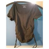 2X Fitting Black Shirt,Form Fitting T Shirt Shapewear