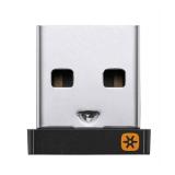 Logitech Unifying Receiver, 2.4 GHz Wireless Technology, USB Plug Compatible with all Logitech Unifying Devices like Wireless Mouse and Keyboard, PC / Mac / Laptop - Black