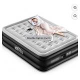 Premium Double-Height  twin -size  Air Mattress with Built-in Pump - Retail: $63