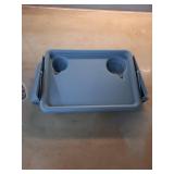 DMI Walker Tray Rollator Tray Mobility and Walker Accessory Tray Table Fits Most Standard Walkers Folding with Two Cup Holders and Tool Free Assembly  16 x 11.8