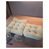 Klear Vu Gripper Non-Slip Omega 2-Piece Rocking Chair Cushion Set  Yellow - Retail: $50