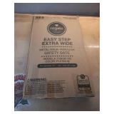 Regalo Extra Wide Easy Step Metal Walk Through Baby Gate - Platinum - Retail: $71