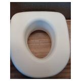 Carex Raised Toilet Seat - White
