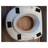 Carex Raised Toilet Seat - White