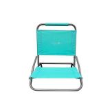Caribbean Joe Low Steel Outdoor Portable Beach Chair - Teal